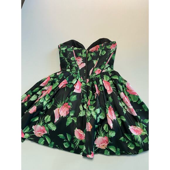 Sherri Hill strapless floral party dress - Picture 7 of 9